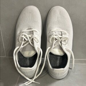 Allbirds Tree Runners White Sneakers Womens 8 Lightweight Comfort Casual